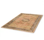 Gabbeh Loom Frame | Green | Wool rug