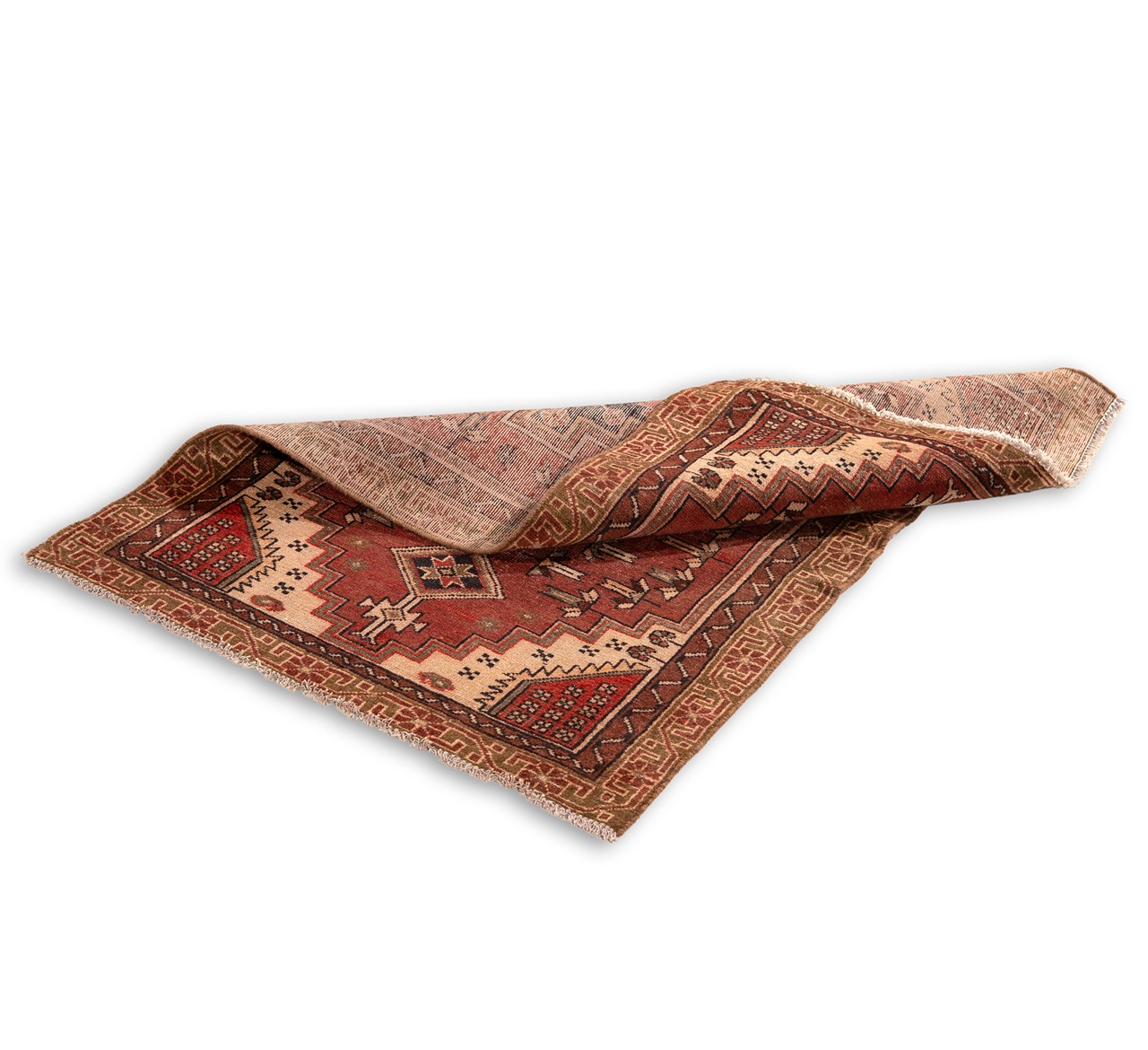 DSC09661-Edit_4_11zon Gabbeh Loom Frame | Green | Wool rug (Copy) - Image 2