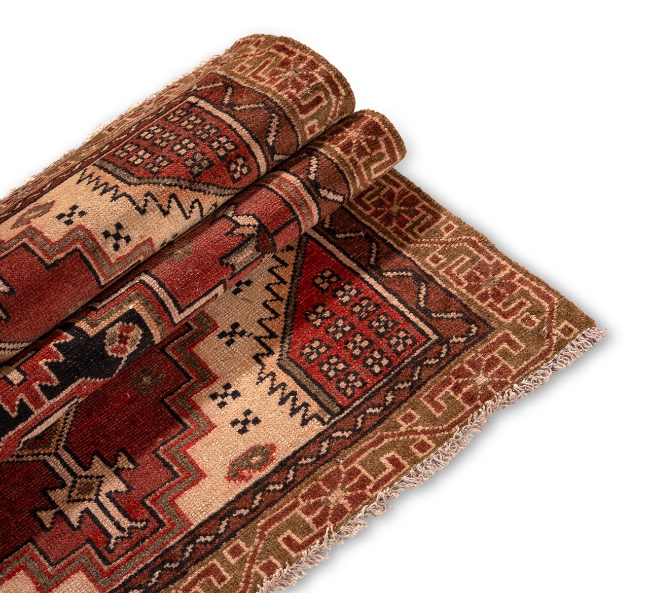 DSC09664-Edit_5_11zon Gabbeh Loom Frame | Green | Wool rug (Copy) - Image 4